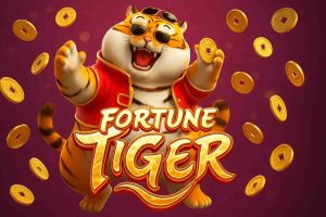 Tela do Fortune Tiger exibida no aplicativo U34 Cassino