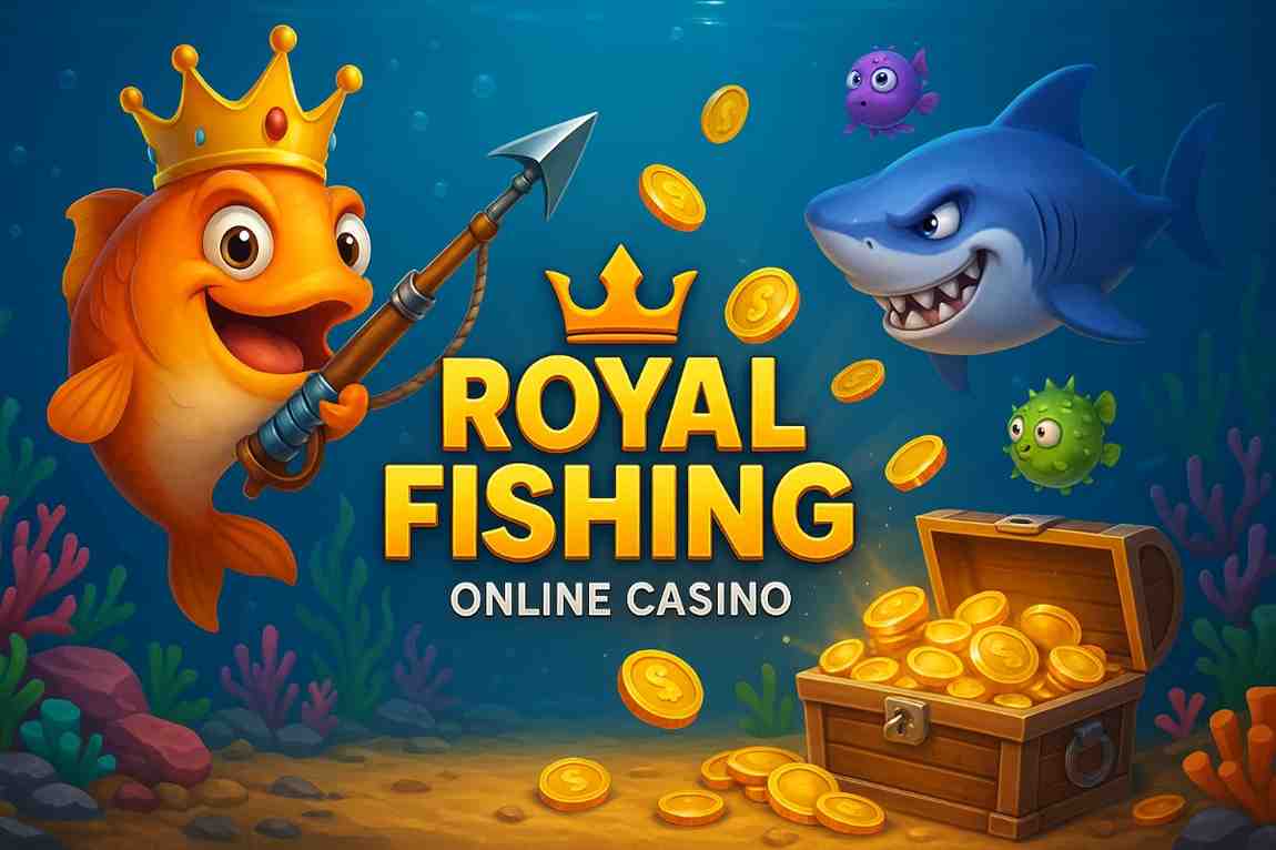 Tela do jogo Royal Fishing aberta no app U34 Cassino