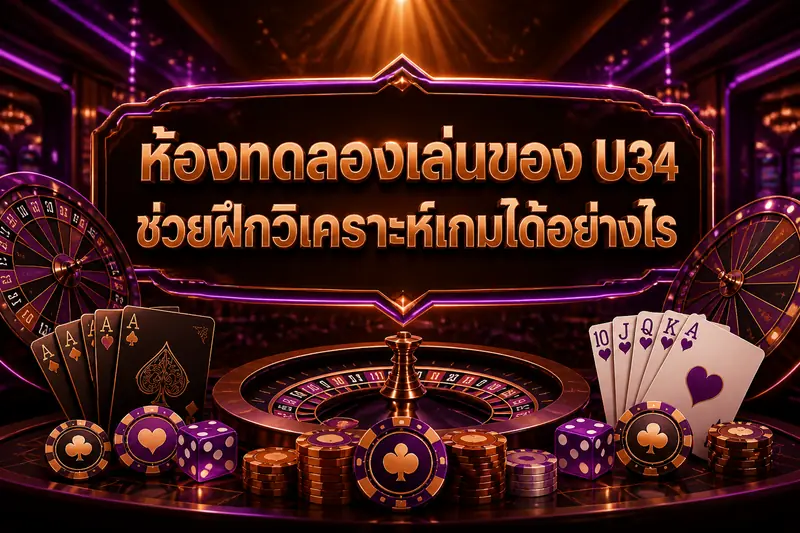 ห้องทดลองเล่นของ U34 ช่วยฝึกวิเคราะห์เกมได้อย่างไร